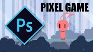 Pixel Game Art Design in Photoshop: Character animation & background tutorial