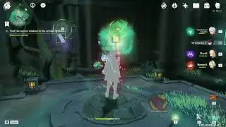 Find the secret stashed in the Arcane Archive Quest