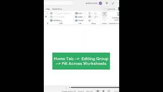 Copy Data in a Worksheet to all other Sheets in the Workbook (without VBA Macro)