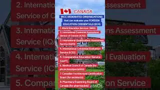 Need Education Credential Assessment (ECA) report for  Canada Immigration purposes? #eca