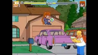 MUGEN - Homer Simpson VS Kukuri