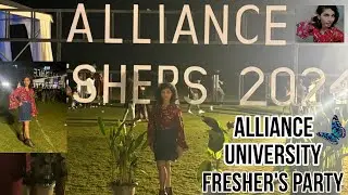 Alliance University Fresher's party,🧿💜 || @AllianceUniOfcl