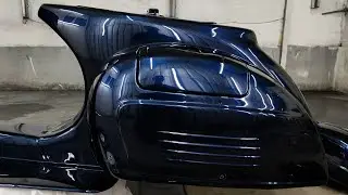 Repaint Vespa Mazda blue done !!!!!!!!!!!!!