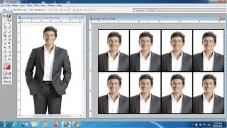 create Passport size Photo in adobe Photoshop 7.0