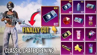 New premium crate opening pubg mobile ⏰ 5 Years Waiting... 800 Classic Crates for M416 Glacier ✨❄️