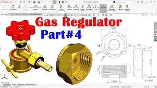 Design of Gas Reglator Part#4 | Solidworks Hindi tutorial