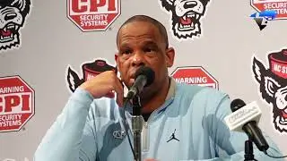 Hubert Davis UNC vs NC State Postgame Press Conference (Full)