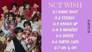 NCT WISH (NCT 위시) - 1ST MINI ALBUM [STEADY] PLAYLIST