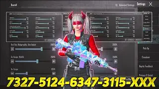 New Update 3.3⚡Best Sensitivity Code + Control Settings Pubg Mobile/Bgmi Sensitivity 2024