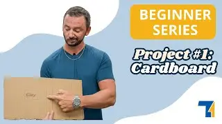 Clay's Beginner Series - Project 1 - Name on Cardboard