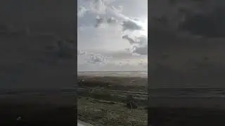 Крым, Евпатория, море после шторма, прибрежные дома стоят в воде #крым