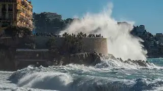 ALERTE ORANGE VAGUES SUBMERSION à NICE.