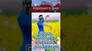 Хорошего дня! Супер танец под красивую песню!Super dance to a beautiful song! #хорошегодня #shorts
