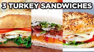 3 Turkey Sandwiches for School Lunch | MOMables Lunch Box Ideas