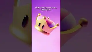 Como modelar a coroa da Peach no Blender | Tutorial #3d #blender  #blendertutorial  #Peach
