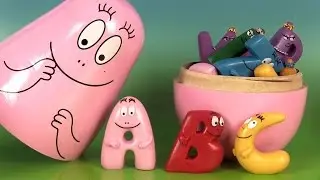 Alphabet des Barbapapa Abécédaire Learn French Letters