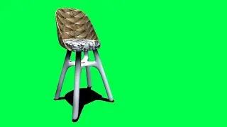 Chair green screen video effect 2021