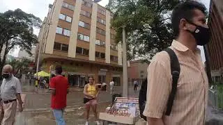 Botero Plaza Tourist Attraction 4K Walk