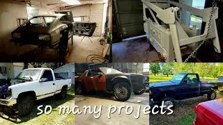 SO MANY PROJECTS!! Where do I start?!? t-top camaro - obs Chevy - Datsun 240z - bobcat 610 - v8 s10