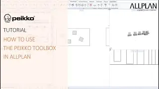 Tutorial: How to use the Peikko toolbox in Allplan