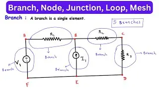 Branch, Node, Junction, Loop, Mesh