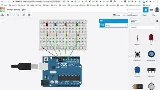 How to Turn on Multiple Lights at Different Intervals (Arduino TinkerCAD simulation Microcontroller)