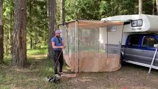 Москитная сетка Автомобильная маркиза Use-Roof