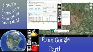 Generate contour lines from GOOGLE  EARTH directly in CSV Data  using Tcx converter