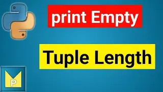 Get and Print the Length of Empty Python Tuple using len function