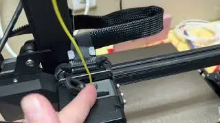 How to insert the filament into the nozzle ender-3 S1 pro