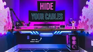 Cable Management with Style! - How To hide your PC Gaming Setup Cables