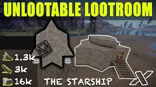 The Starship - Hidden Lootroom -  OP Base Design - Solo - Building 3.0