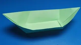 How to make a boat out of paper