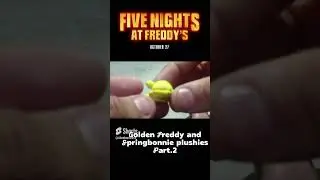 HOW TO MAKE GOLDEN FREDDY AND SPRINGBONNIE PLUSHIE IN 1 MINUTE PART 2!! #springbonnie #goldenfreddy