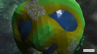 A sandbox game on a planet. Work in progress.