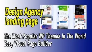 Best Design Agency Layout Wordpress Theme And 1253 Other WP Templates. Easy Page Builder.