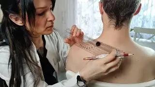 ASMR Unique Procedure Of Some Experiments On The Shoulder