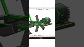 Tiller Machine Design & Animation In Solidworks | 