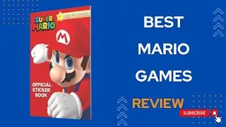 🍄 Super Mario Official Sticker Book | Best Mario Games 🌟