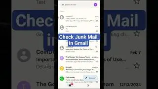 How to Check Junk Mail in Gmail | check junk mail in gmail | how to open junk folder in mobile