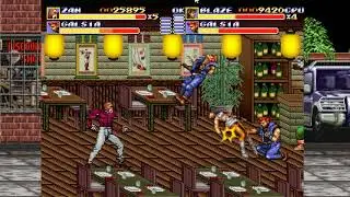 Streets of Rage Remake v5.1 - SOR3ish route 3. Zan & Blaze-3 Mania Longplay