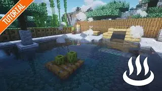 Minecraft Tutorial : Japanese Hot Spring | Onsen