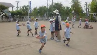 自由あそび～年長組リレー～
