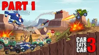 Car Eats Car 3 (Android) - Walkthrough (Level 25-36) - Хищные Машины 3 - Прохождение (Уровни 1-12)