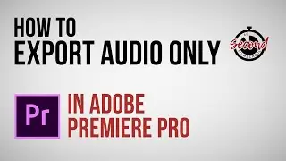 How to Export Audio Only in Premiere Pro
