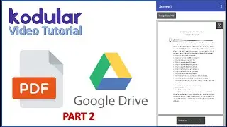 Kodular View PDF From Google Drive Part 2