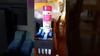 Filling ink in brand new Epson L3150 EcoTank printer
