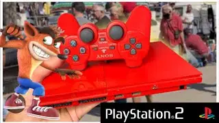 PLAYSTATION 2 VERMELHO