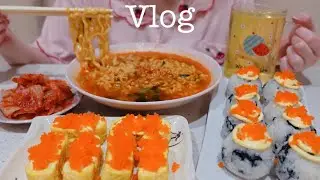 VLOG 🍜 Quick & Easy Korean Dishes for Everyday Meals 🍤 Visiting the Arcade 🎮 A Bossam Feast 🥓