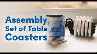 How to Create 3D Printed Coaster Set With SelfCAD